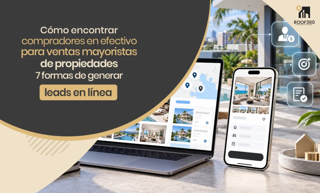 Cómo encontrar compradores en efectivo para ventas mayoristas de propiedades: 7 formas de generar leads en línea